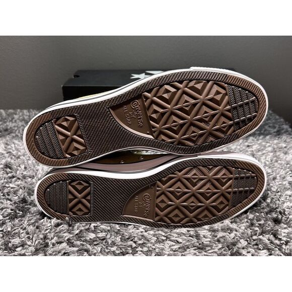 Converse Chuck Taylor Sneakers Shoes Mens Size 10 Toad Brown All Star Hi Canvas - Picture 5 of 6